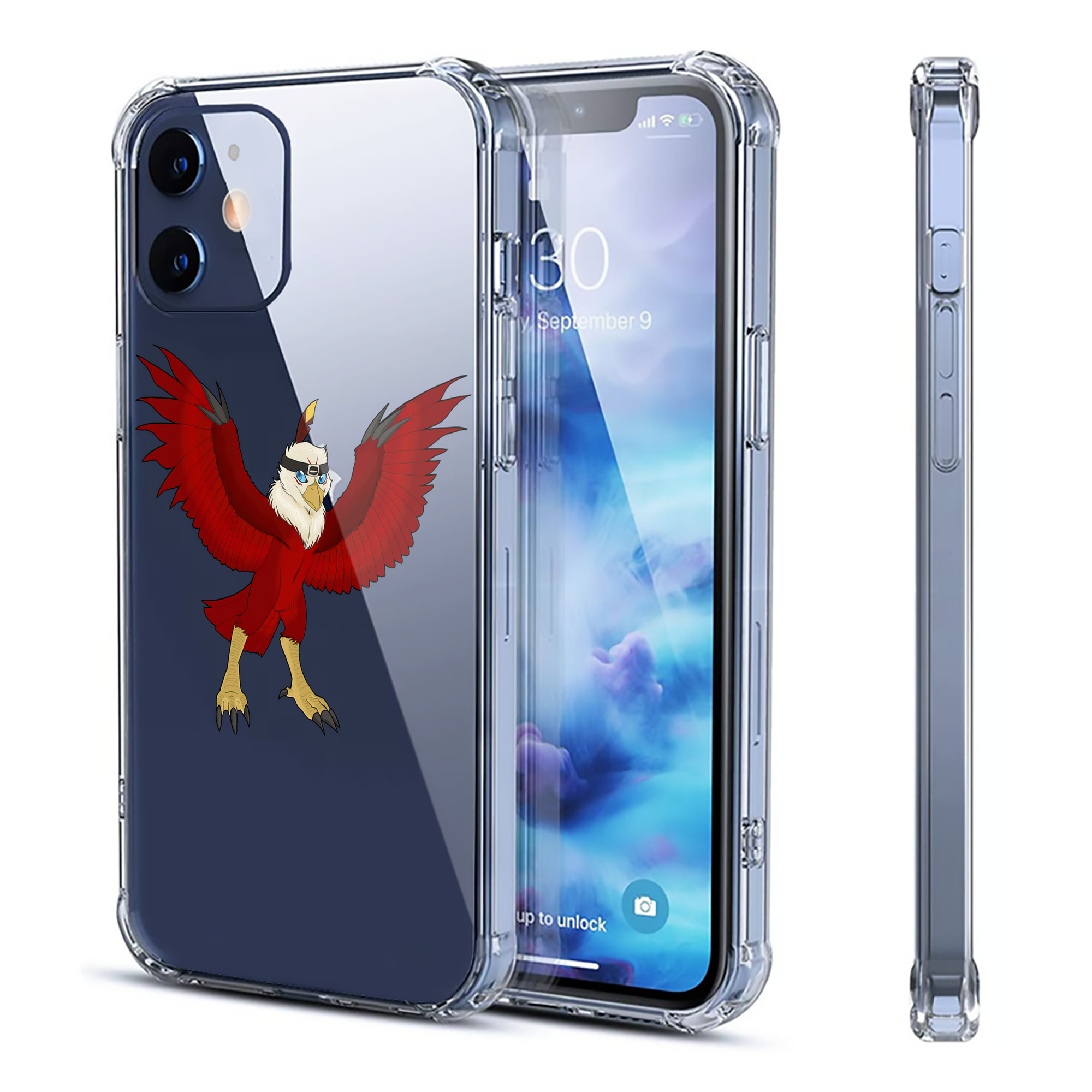 （画像用） Digimon デジタルモンスター/デジモン 【iPhone 12シリーズ対応】透明スマホケース（クリアソフトケース）